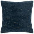 Navy - Front - Paoletti Stratus Piping Detail Jacquard Cushion Cover