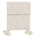 Ecru - Back - Yard Heath Tassel Throw