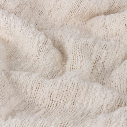 Ecru - Side - Yard Heath Tassel Throw