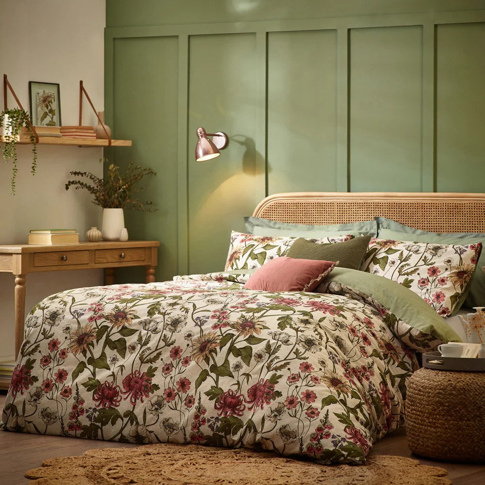 Natural - Front - Wylder Nature Wallflower Duvet Cover Set