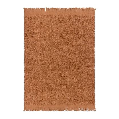 Ecru - Side - Yard Ulsmere Bouclé Fringe Throw