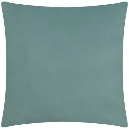 Pink-Avocado Green - Back - Paoletti Bardot Cut Velvet Cushion Cover