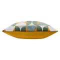 Gold-Blue - Side - Paoletti Bardot Cut Velvet Cushion Cover