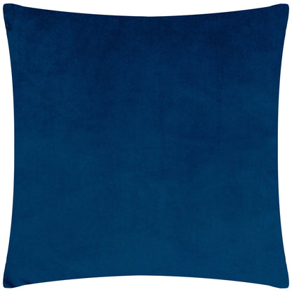 Magenta-Blue - Back - Paoletti Bardot Cut Velvet Cushion Cover
