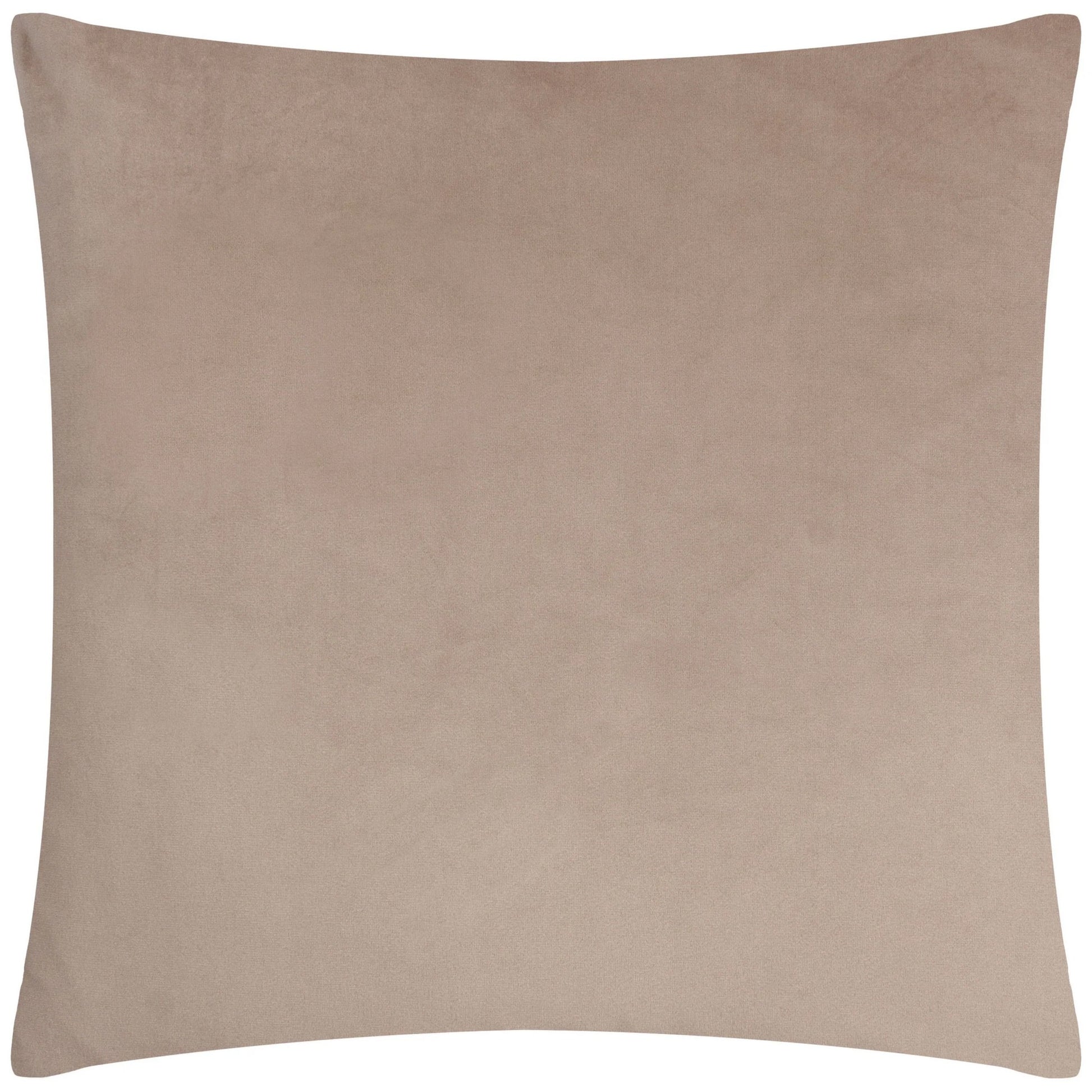 Natural - Back - Paoletti Bardot Cut Velvet Cushion Cover