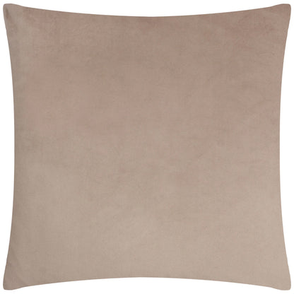 Natural - Back - Paoletti Bardot Cut Velvet Cushion Cover
