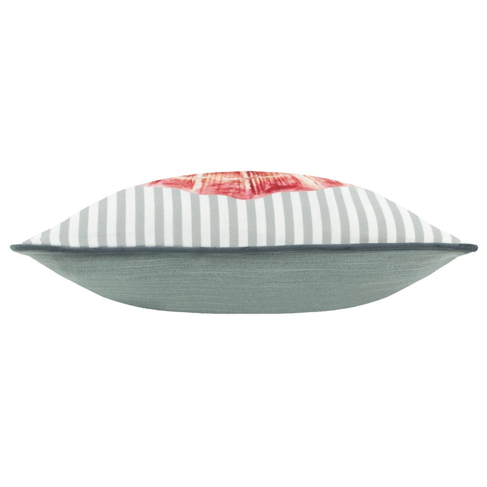 Multicoloured - Side - Evans Lichfield Salcombe Piped Scallop Cushion Cover