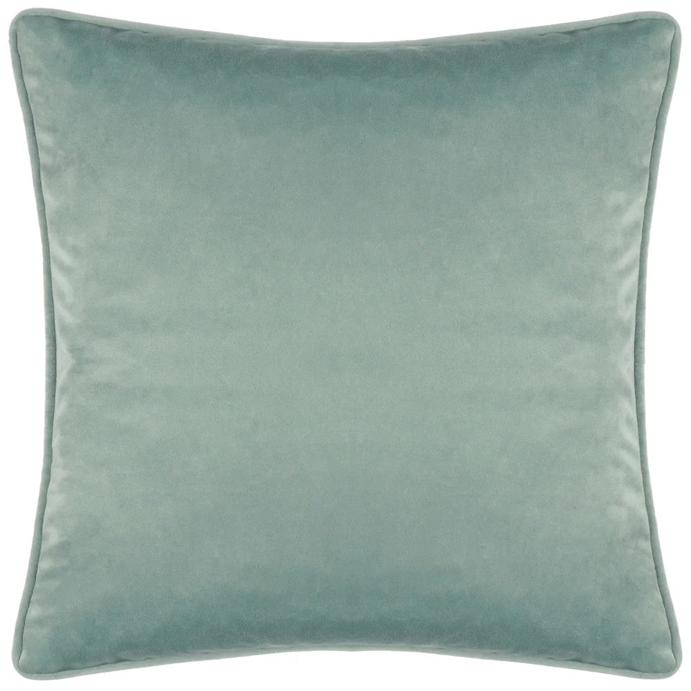 Multicoloured - Back - Wylder Nature House of Bloom Zinnia Bee Piped Square Cushion Cover