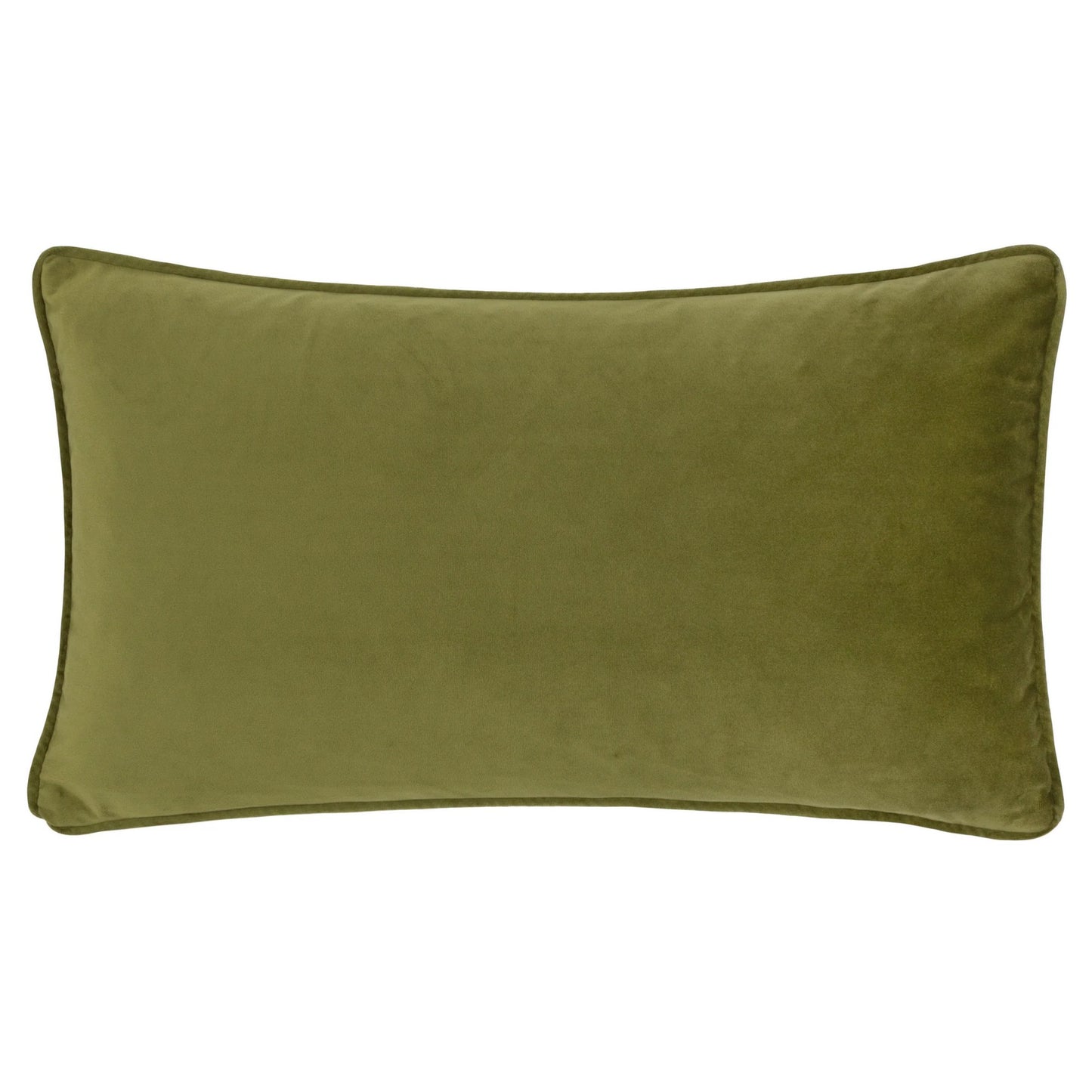 French Blue - Back - Wylder Albera Piped Velvet Cushion Cover