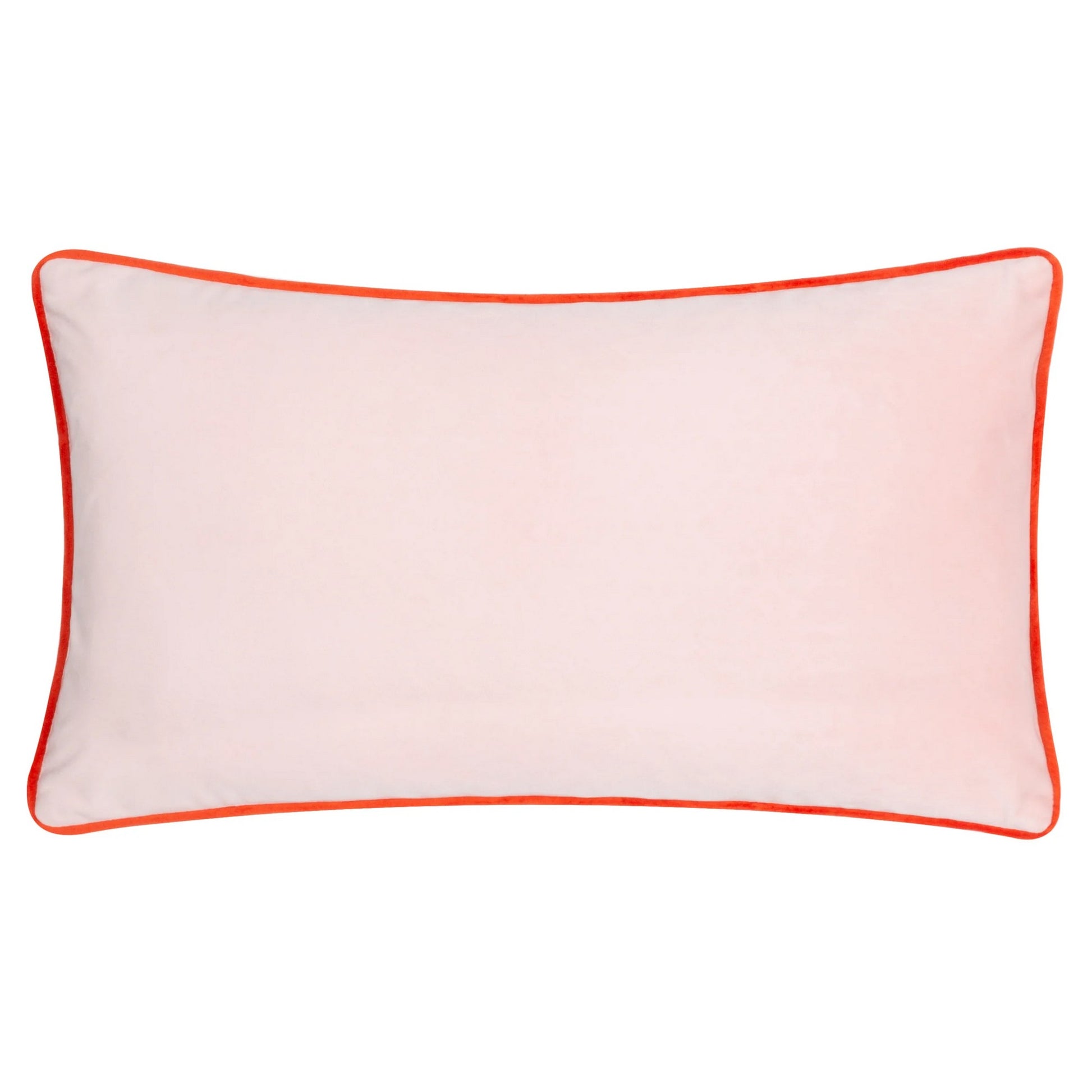 Sky Blue - Back - Little Furn Little Nature Piped Velvet Cushion Cover