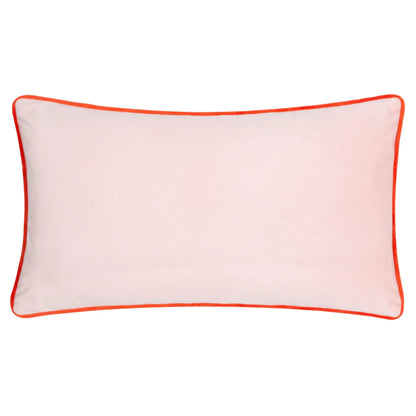 Sky Blue - Back - Little Furn Little Nature Piped Velvet Cushion Cover