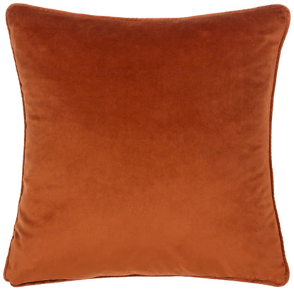 Multicoloured - Back - Wylder Pomona Piped Floral Cushion Cover