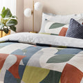 Multicoloured - Side - Hoem Siresa Geometric Duvet Cover Set