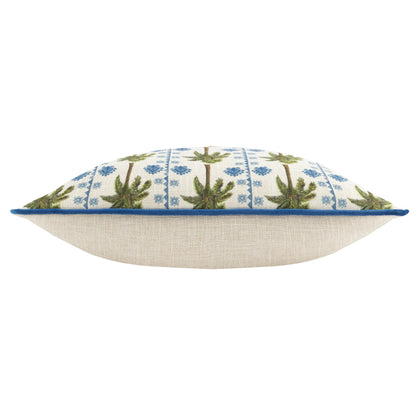 Multicoloured - Side - Wylder Valera Rodis Tropical Palm Tree Cushion Cover