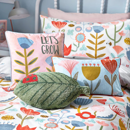 Multicoloured - Lifestyle - Little Furn Little Nature Floral Duvet Cover Set