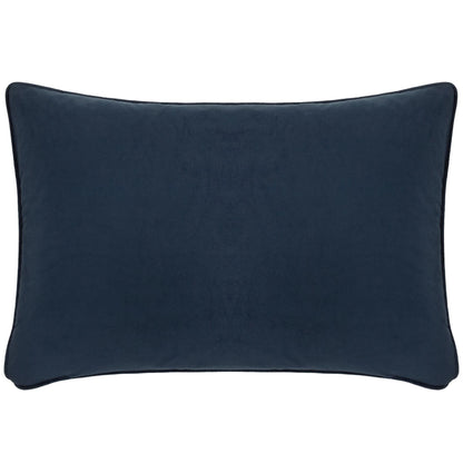 Petrol - Back - Wylder Hidcote Manor Alma Floral Cushion Cover