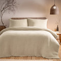 Natural - Front - Yard Ribble Acid Wash Duvet Cover Set