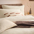Natural - Back - Yard Ribble Acid Wash Duvet Cover Set