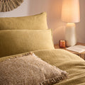 Honey - Back - Yard Ribble Acid Wash Duvet Cover Set