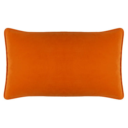 Steel Blue - Back - Wylder Nature House of Bloom Zinnia Bee Piped Rectangular Cushion Cover
