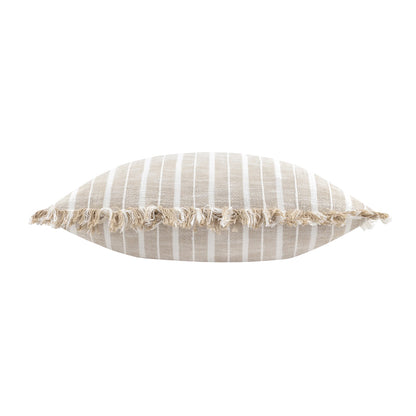 Natural - Side - Yard Bowman Striped Cushion Cover