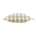 Natural - Back - Yard Barton Fringed Checked Cushion Cover