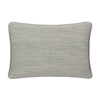 Grey - Front - Yard Cove Ribbed Cushion Cover