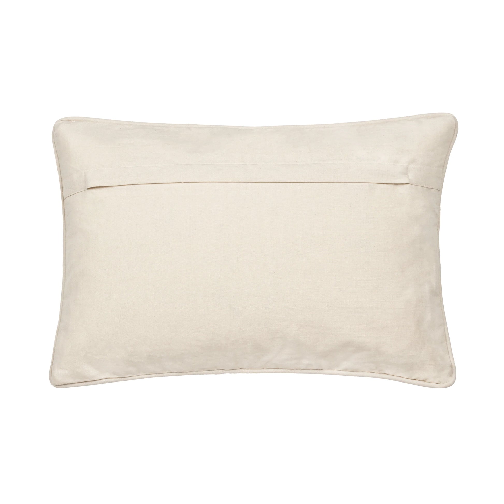 Natural - Back - Yard Cove Ribbed Cushion Cover