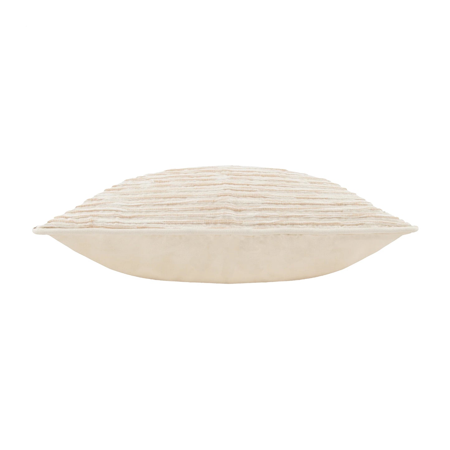 Natural - Side - Yard Cove Ribbed Cushion Cover