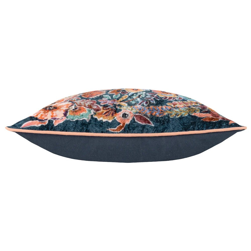 Multicoloured - Side - Wylder Tropics Aquess Floral Cushion Cover