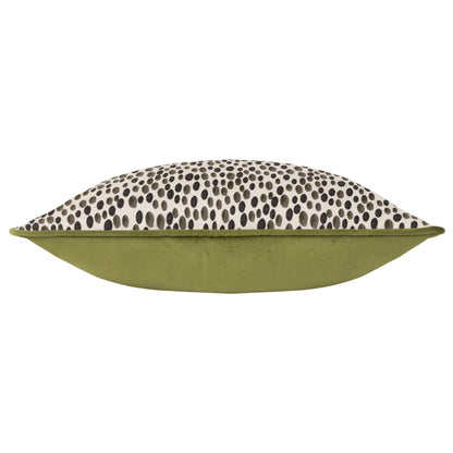 Olive - Side - Wylder Tropics Nympha Abstract Cushion Cover