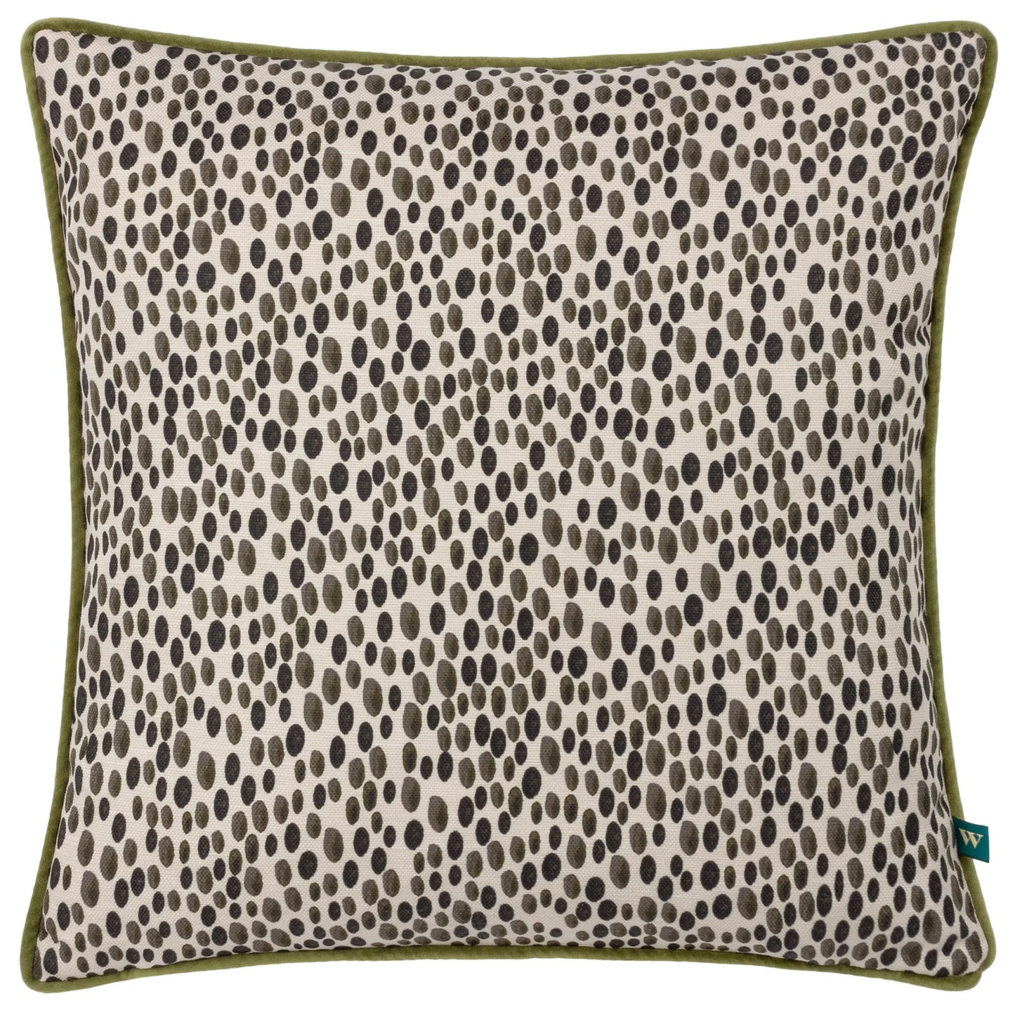 Olive - Front - Wylder Tropics Nympha Abstract Cushion Cover