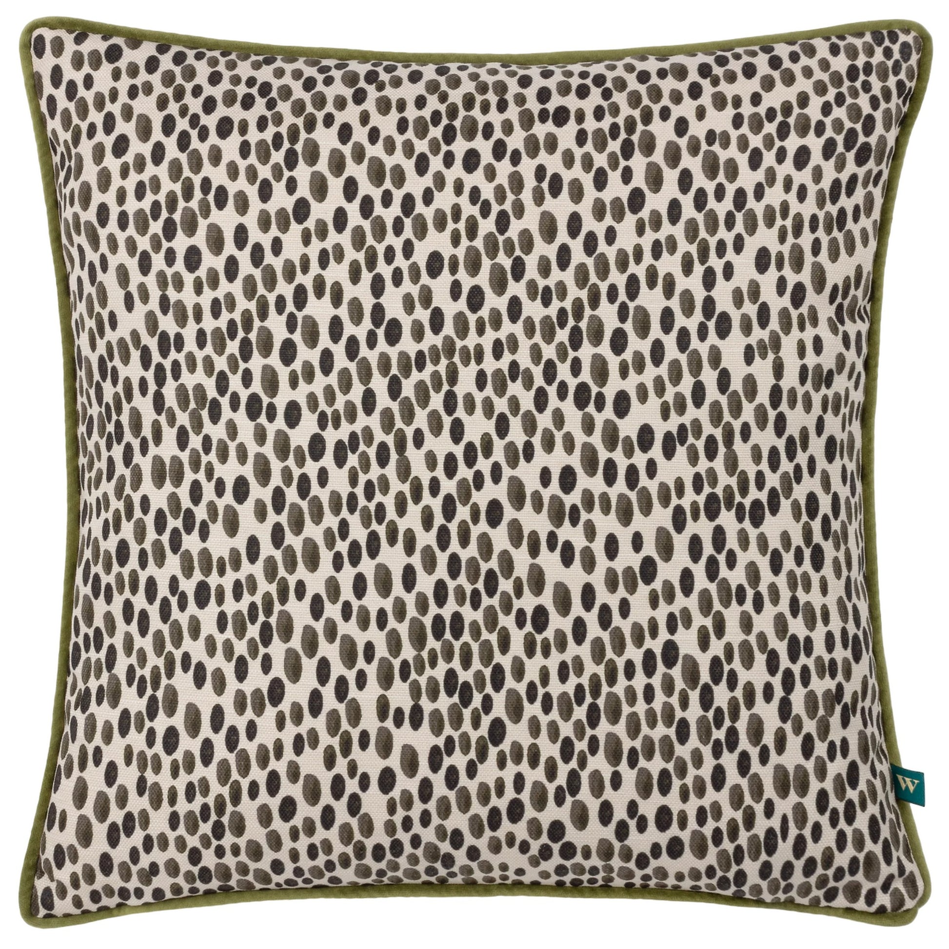 Olive - Front - Wylder Tropics Nympha Abstract Cushion Cover