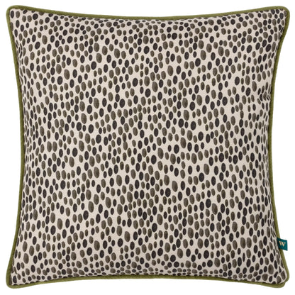 Olive - Front - Wylder Tropics Nympha Abstract Cushion Cover