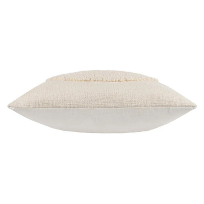 Ecru - Side - Hoem Almo Woven Cushion Cover