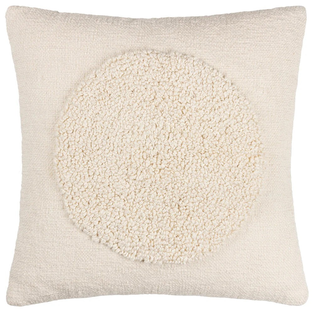 Ecru - Front - Hoem Almo Woven Cushion Cover