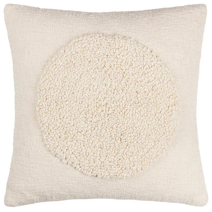 Ecru - Front - Hoem Almo Woven Cushion Cover