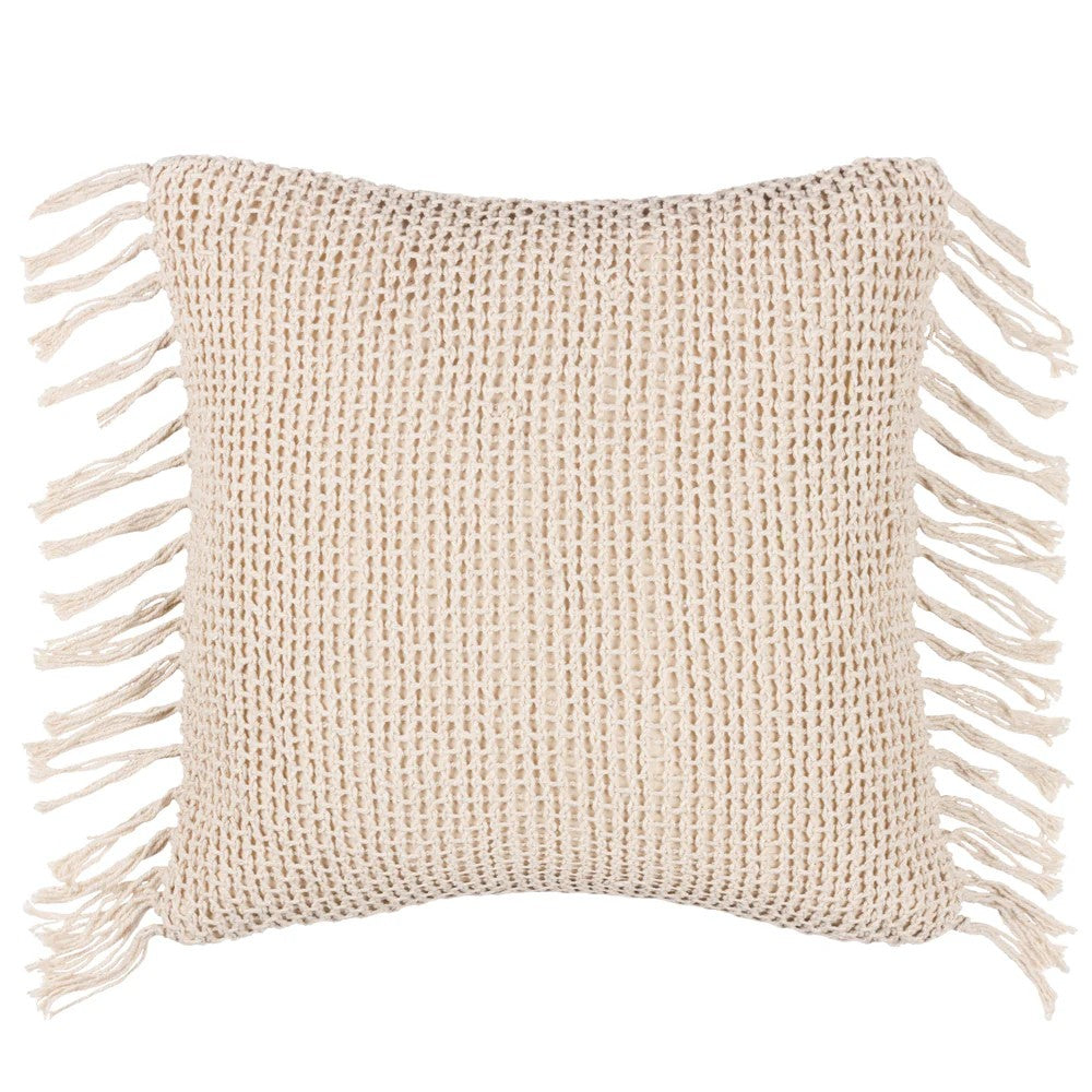 Natural - Front - Yard Nimble Knitted Cushion Cover