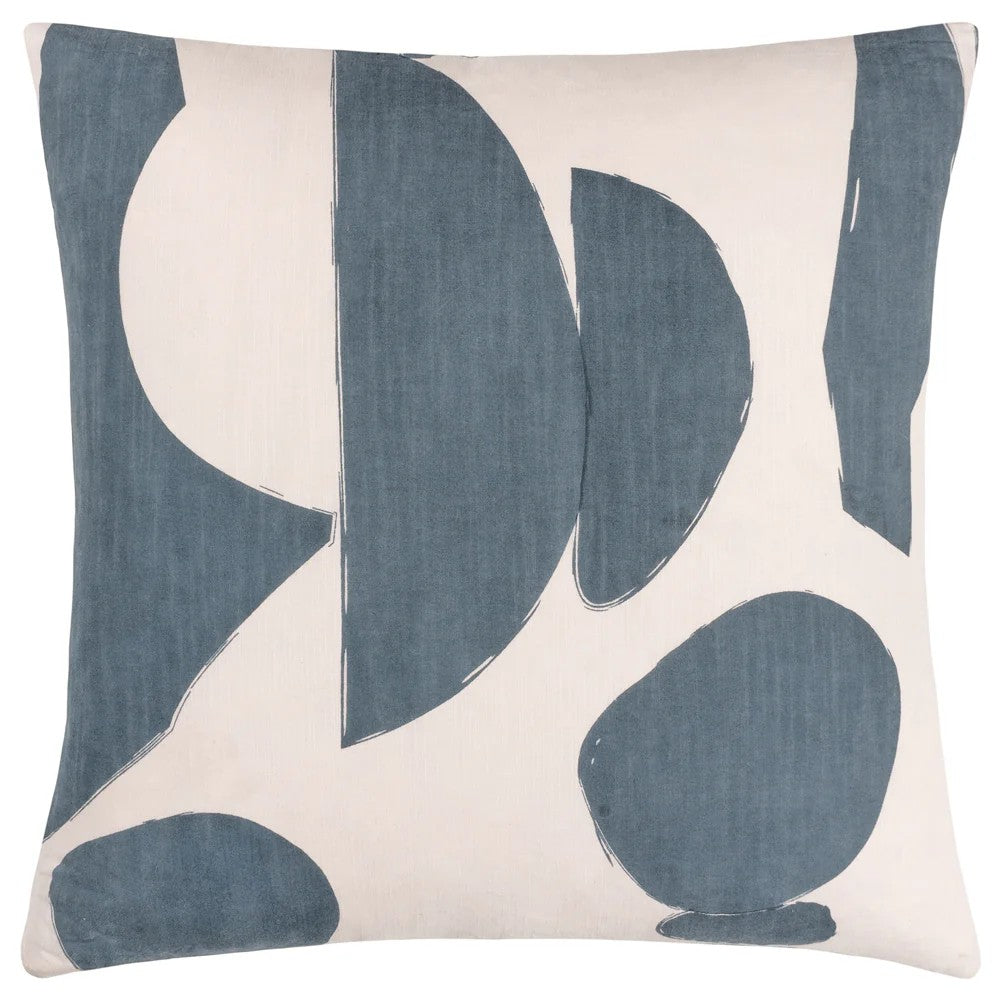 Dusk-White - Front - Hoem Meta Square Abstract Cushion Cover
