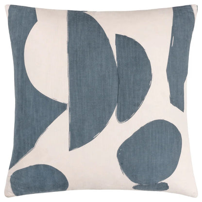 Dusk-White - Front - Hoem Meta Square Abstract Cushion Cover