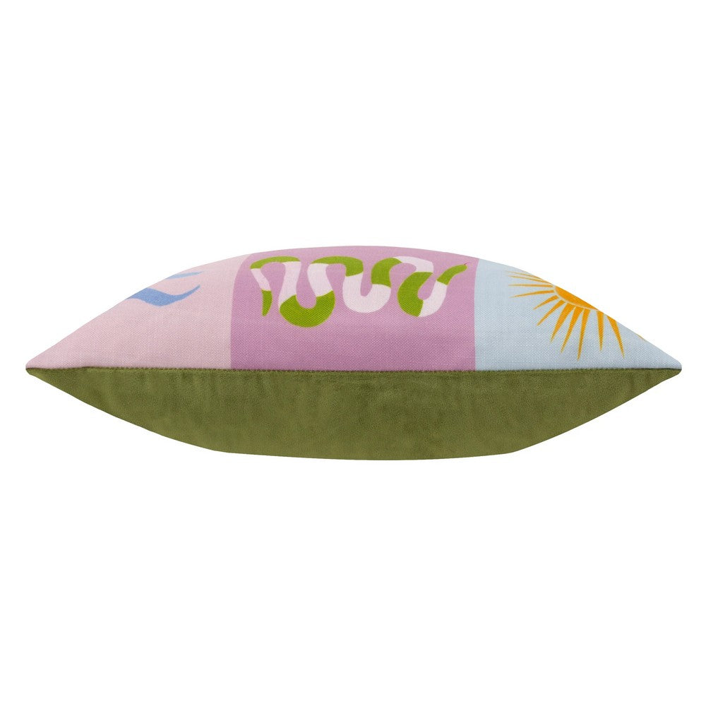 Multicoloured - Side - Furn Alchemy Abstract Cushion Cover