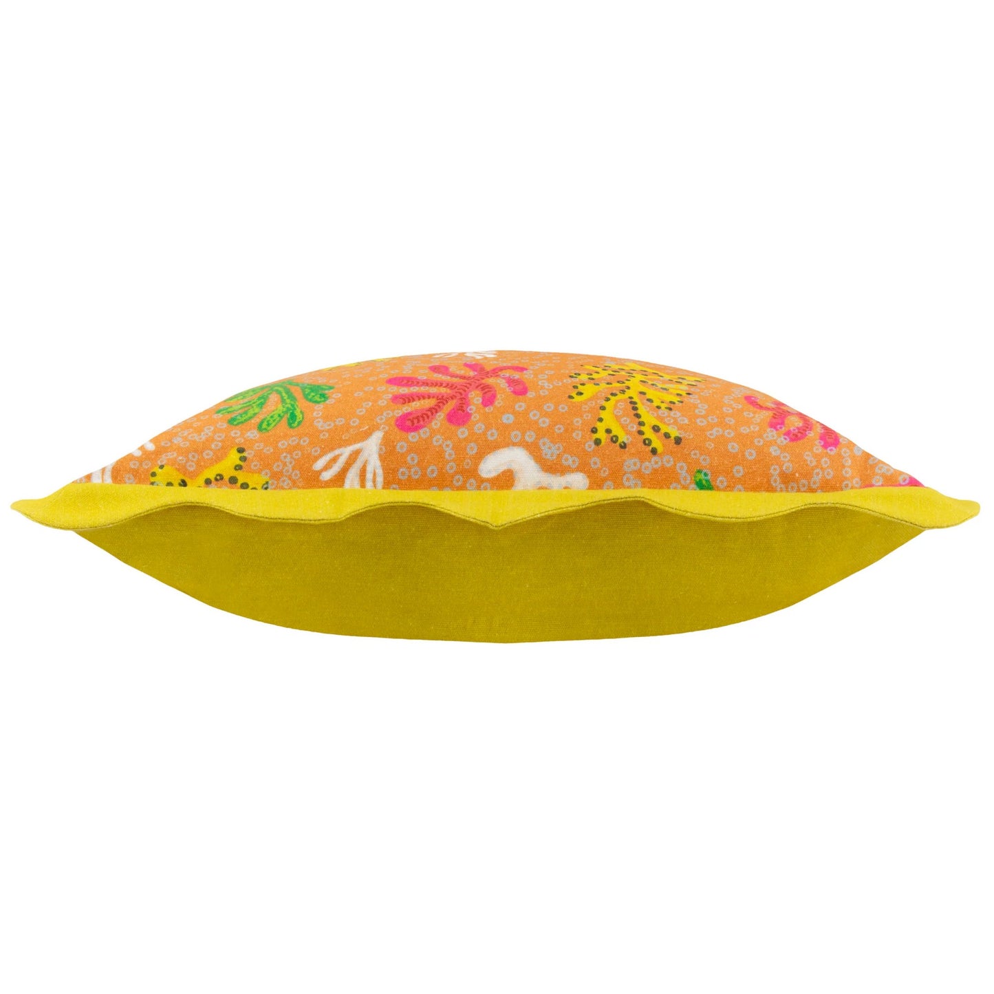 Citronelle - Side - Furn Scalloped Coral Cushion Cover