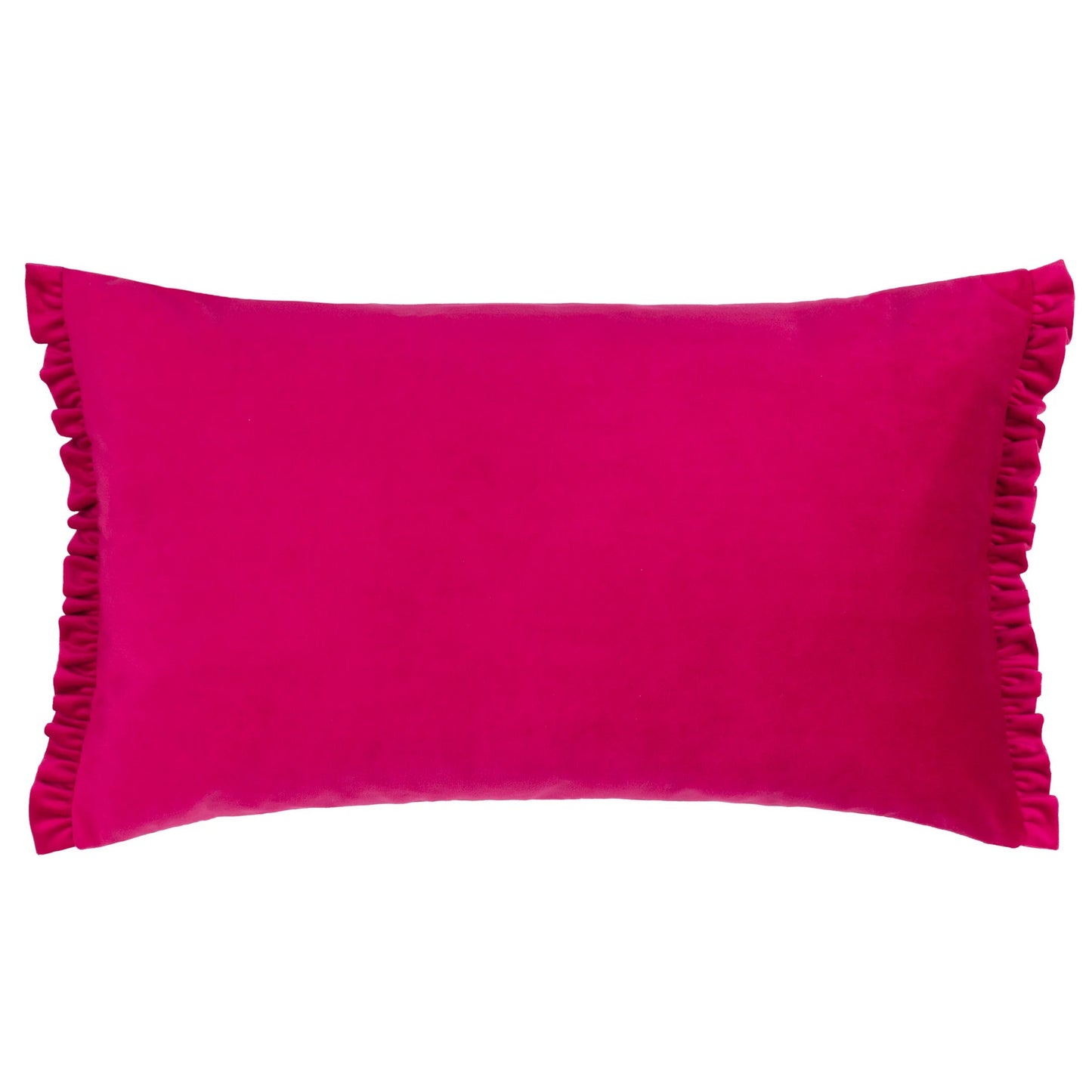 Orange-Pink - Back - Furn Dolce Vita Velvet Stripe Cushion Cover