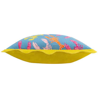 Aqua-Green - Side - Furn Scalloped Crustaceans Cushion Cover