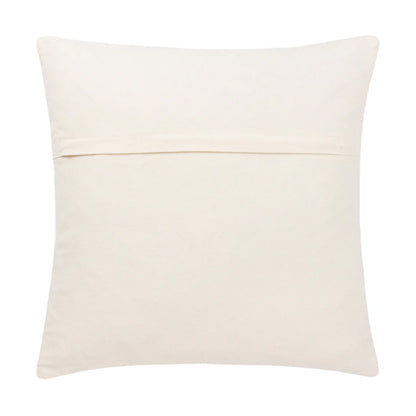 Ecru - Back - Yard Hush Cotton Linear Cushion Cover