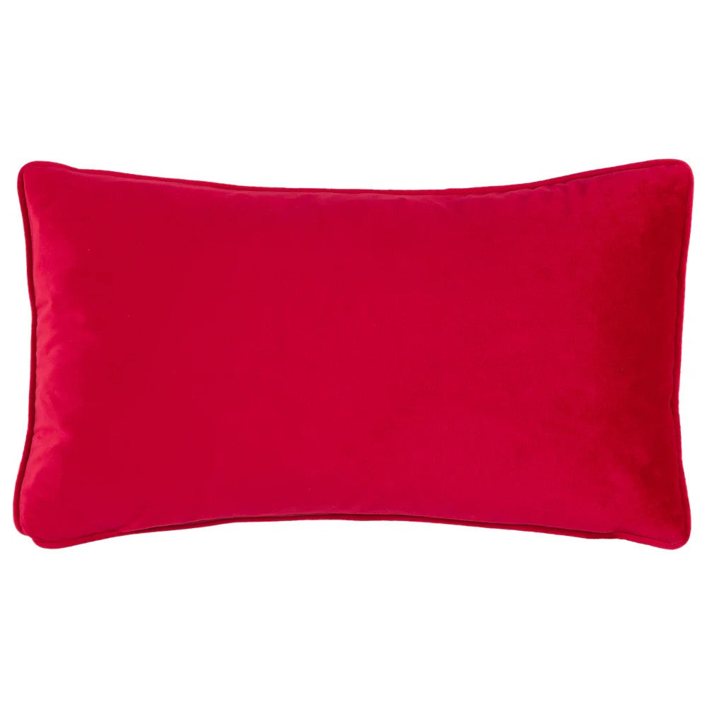 Stone - Back - Evans Lichfield Piped Dog Christmas Cushion Cover