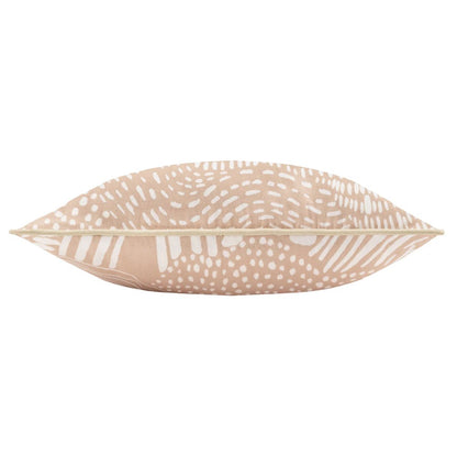 Oat - Back - Hoem Nola Piped Abstract Cushion Cover