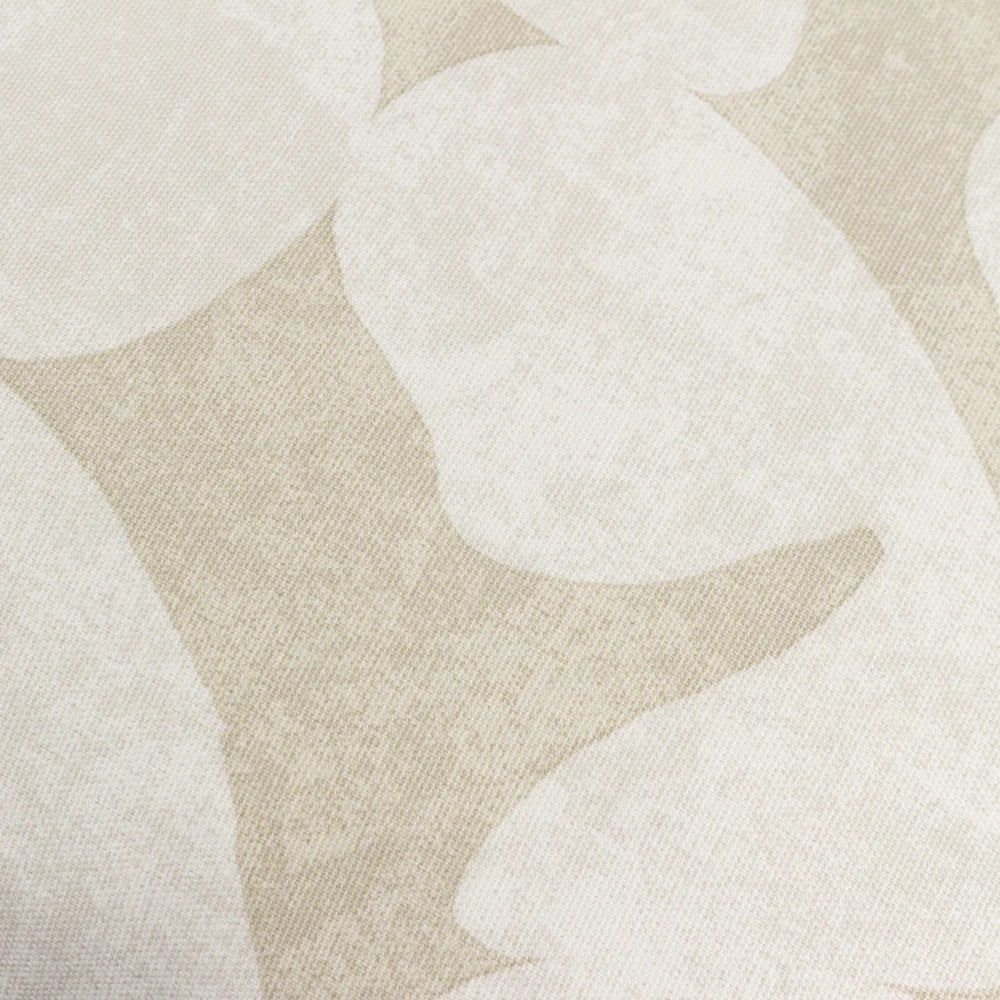 Natural - Side - Hoem Brinn Piped Abstract Cushion Cover