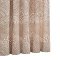 Oat - Side - Hoem Nola Abstract Eyelet Curtains (Pack of 2)