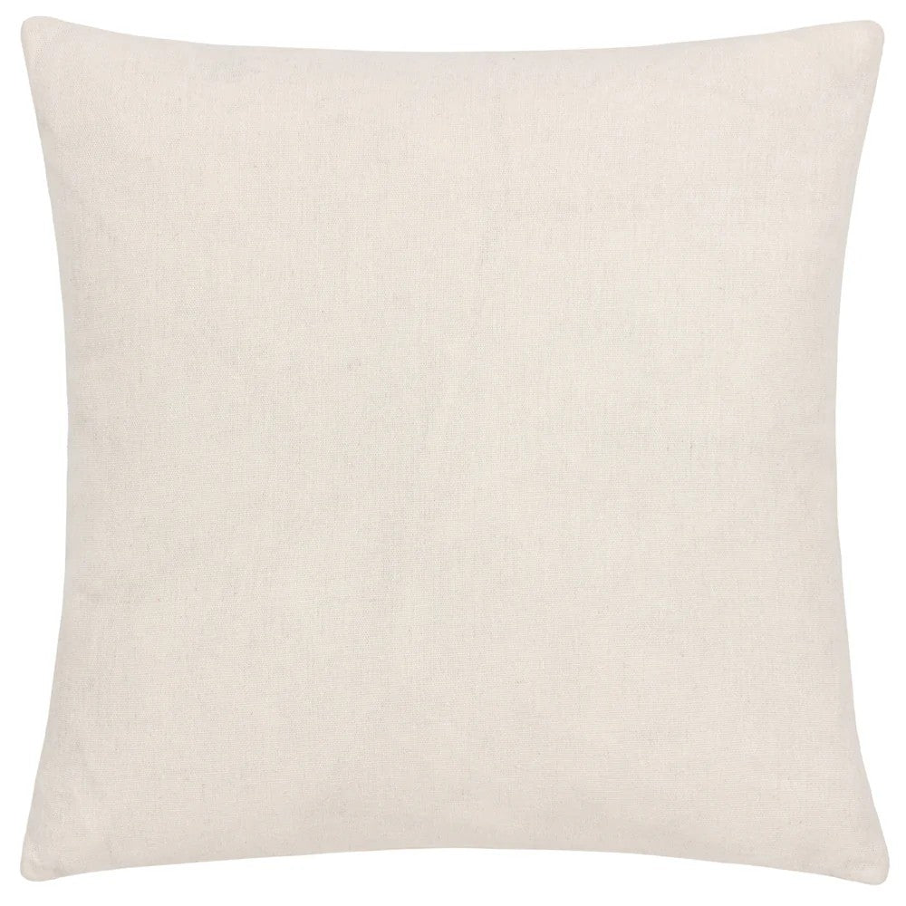 White - Back - Hoem Lauder Woven Jacquard Cushion Cover